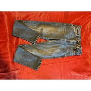 H&M Jeans Womens 26 Skinny Blue Stretch Slim Fit Denim Mid Rise Five Pocket